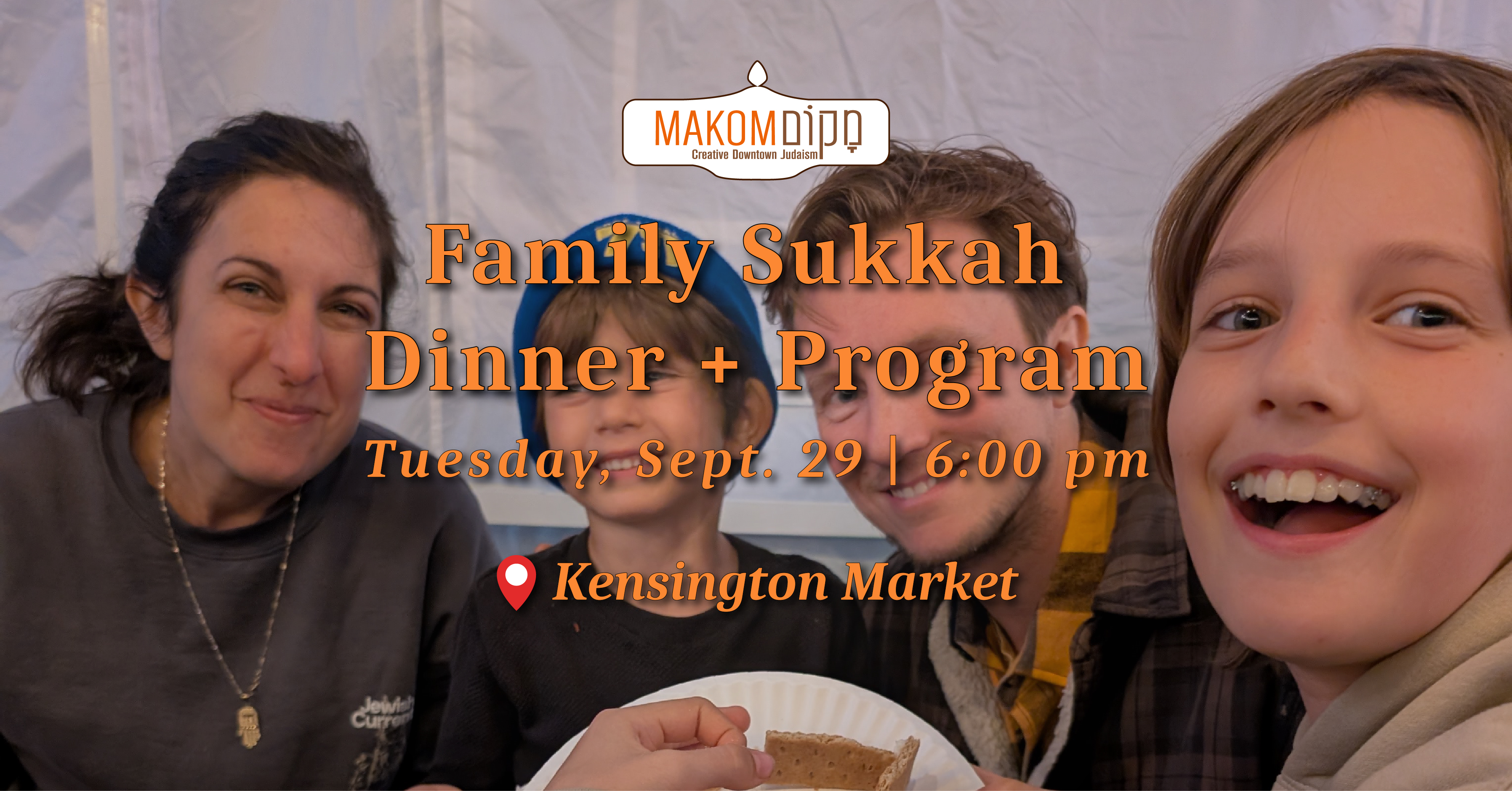 Family Sukkah Dinner + Program